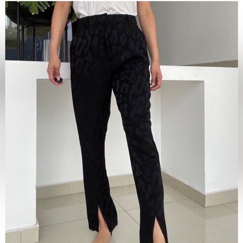 Anine bing tate trouser black Leo pants